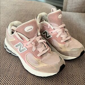 New Balance Kids' Sneakers in Pink and Cream